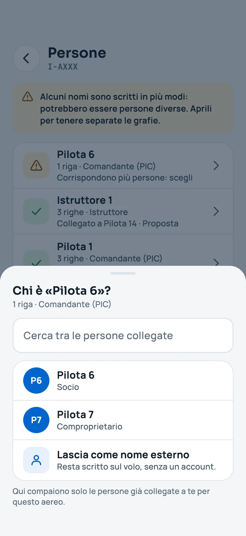Scegliere chi è un nome